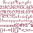 Script Upright BX embroidery font