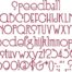 Speedball No3 Regular BX embroidery font