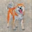 AD Akita Dog Embroidery Design