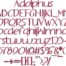 Adolphus BX embroidery font