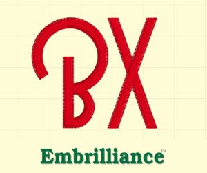 Embroidery Fonts: BX fonts
