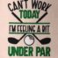 can't work today embroidery design