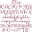 Cleo BX embroidery font