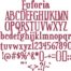 Euforia BX embroidery font