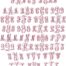 Fancy Bean 3-Ltr MGM BX embroidery font