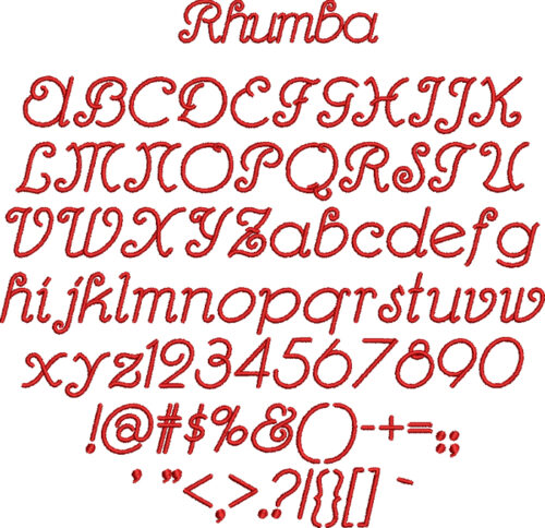 Rhumba BX Native Font