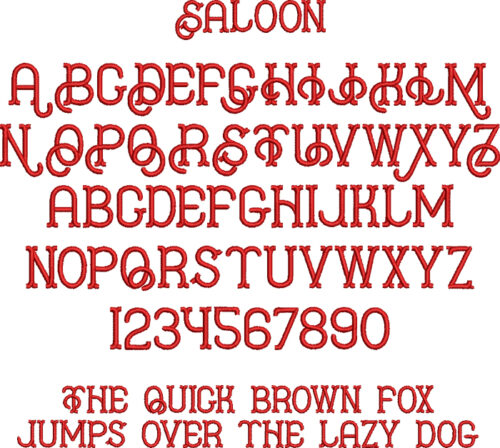 Saloon BX Native Font