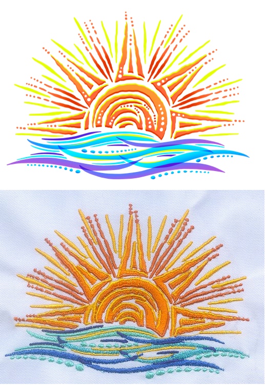 Sun Art & Emb Vertical