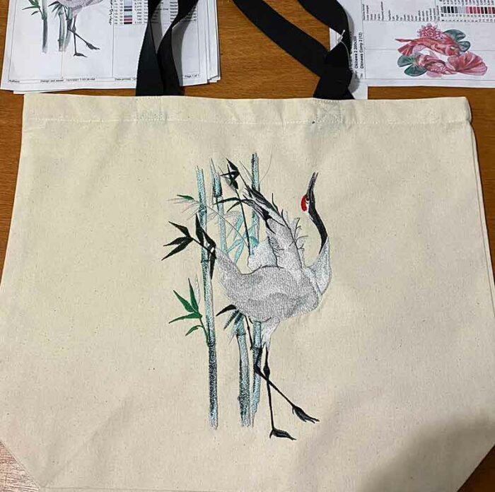 Okinawa crane bag