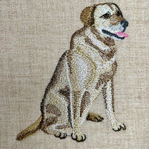 Labrador Retriever embroidery design