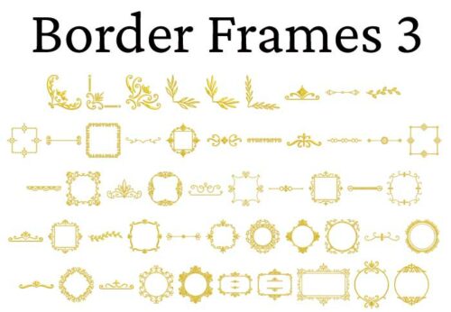 Border Frames esa font catalog