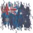 Digital Flag Australia Embroidery Design
