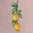 Lemons On Branch Embroidery Design