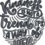 Kindness isn't a trend embroidery design
