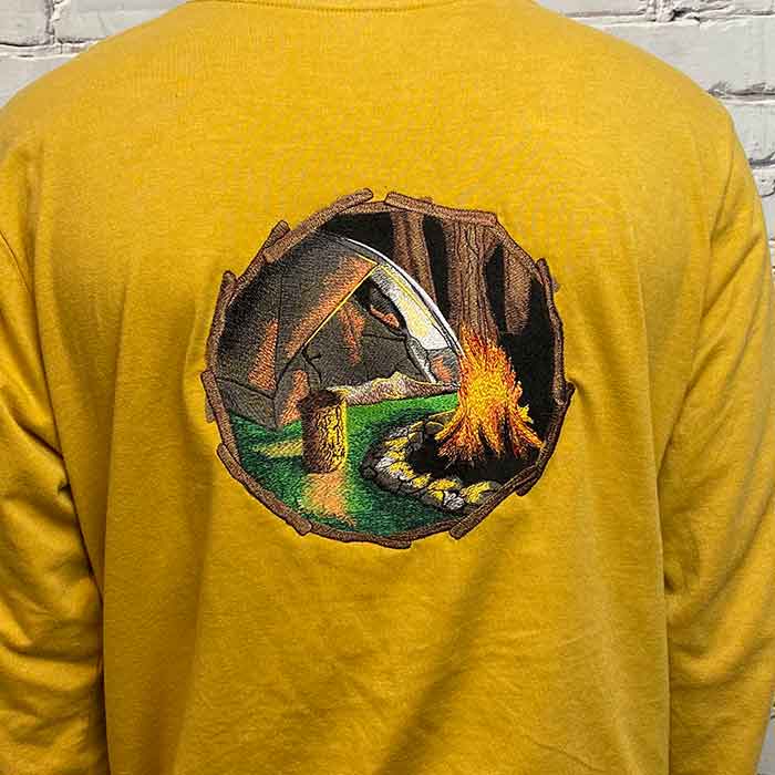 Embroidery Legacy camping