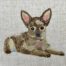 Toy Terrier dog embroidery design