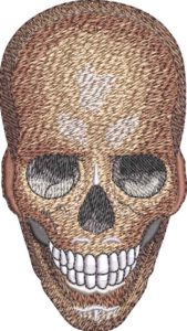 Goth Skull embroidery design