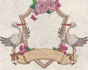 Baby Crest Embroidery Design