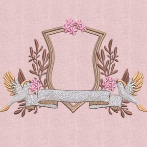 Baby Crest embroidery design