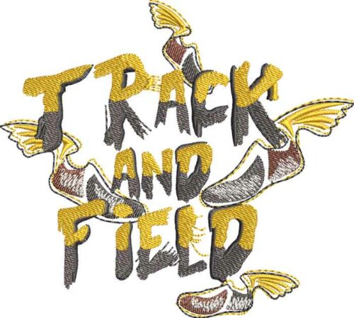 Track and Field embroidery design