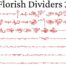 ESA font Florish Dividers 2