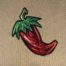 Red pepper embroidery design