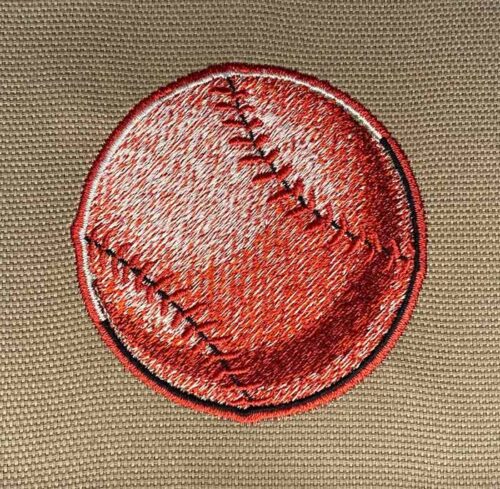 Graphic baseball embroidery design