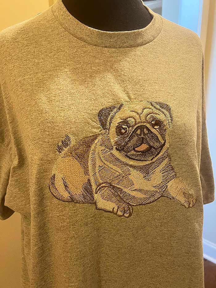 pug dog shirt