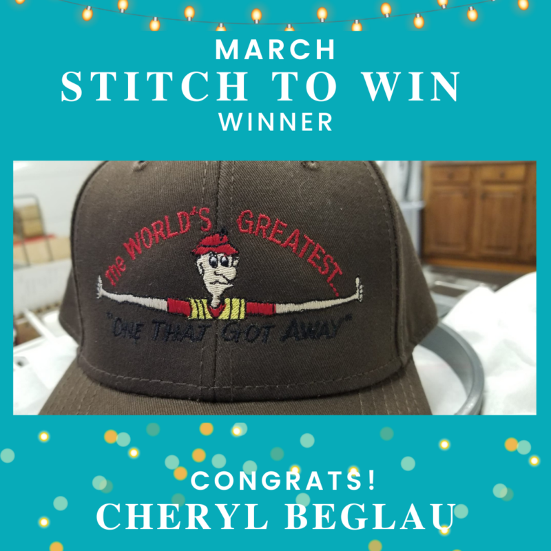 march stitch to win winner
