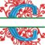 split swirls monogram c embroidery design