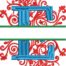 split swirls monogram E embroidery design