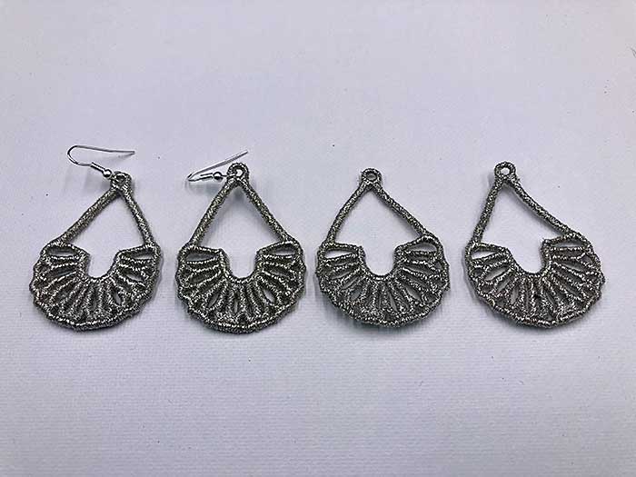 Earrings vol. 1 - 4 embroidery hoop