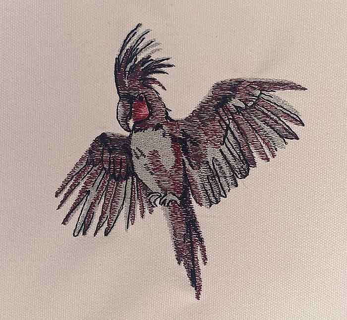 Bird of Paradise 19 embroidery design