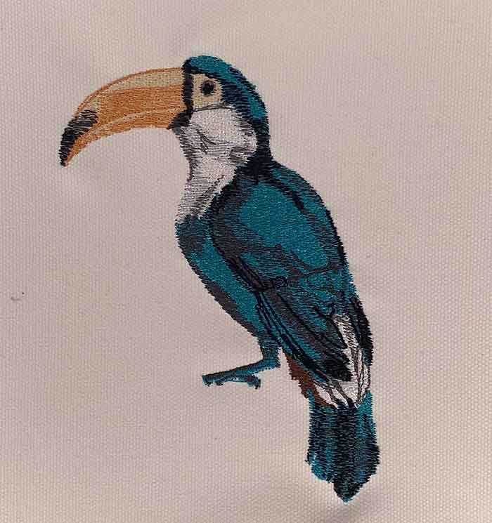 Bird of Paradise 25 embroidery design