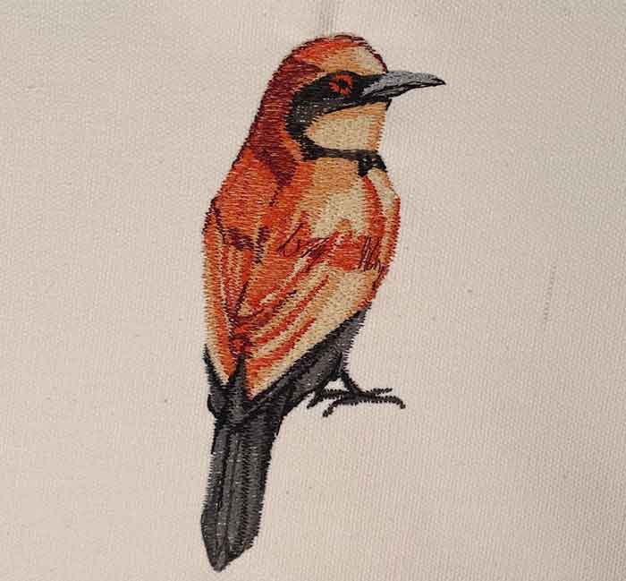 Bird of Paradise 30 embroidery design