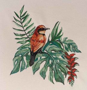 Bird of Paradise 7 embroidery design