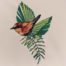 Bird of Paradise 8 embroidery design