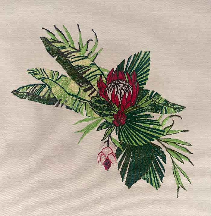Flower of Paradise 3 embroidery design