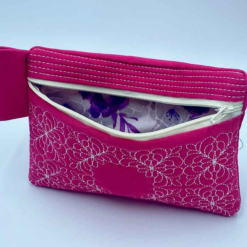 Embroidery Project: ITH Zipper Pouch