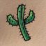 cactus embroidery design
