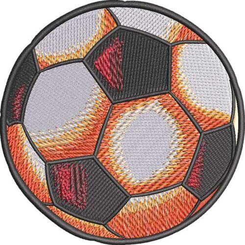 soccer ball embroidery design