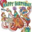 Octopus birthday embroidery design