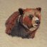 grizzly embroidery design
