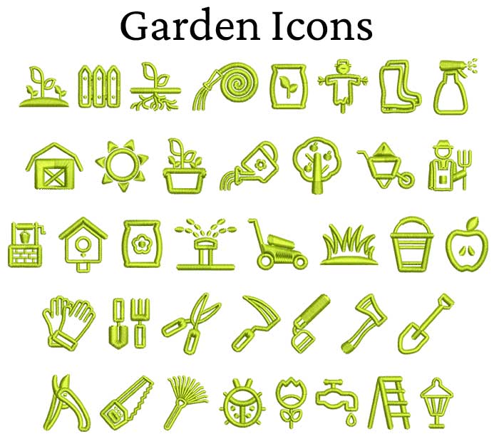 Garden Icons esa font