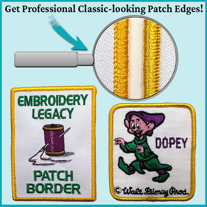 Professional Embroidery Patch Results