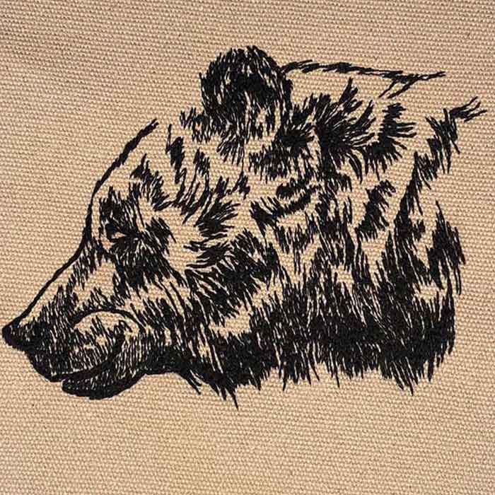 Bear - Embroidery Design Doodler Stitch out
