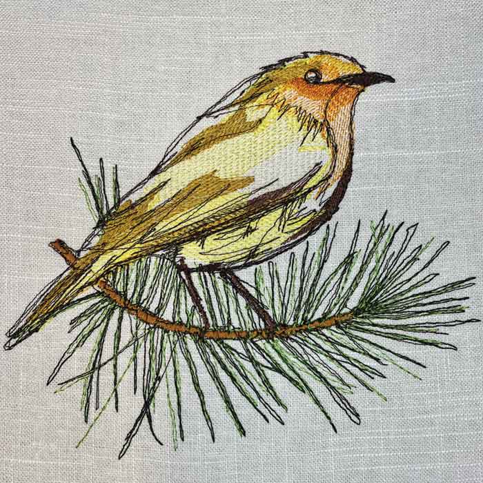 Bird - Embroidery Design Doodler
