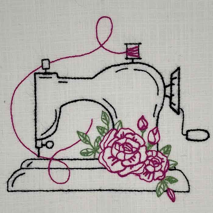 Sewing Machine - Embroidery Design Doodler
