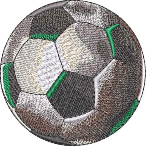 Plain Soccer Ball embroidery design