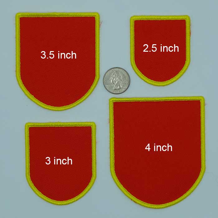 DIY Shield 4 patch embroidery design